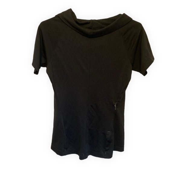 Arc’Teryx women’s black cowl wool t-shirt - Picture 2 of 7